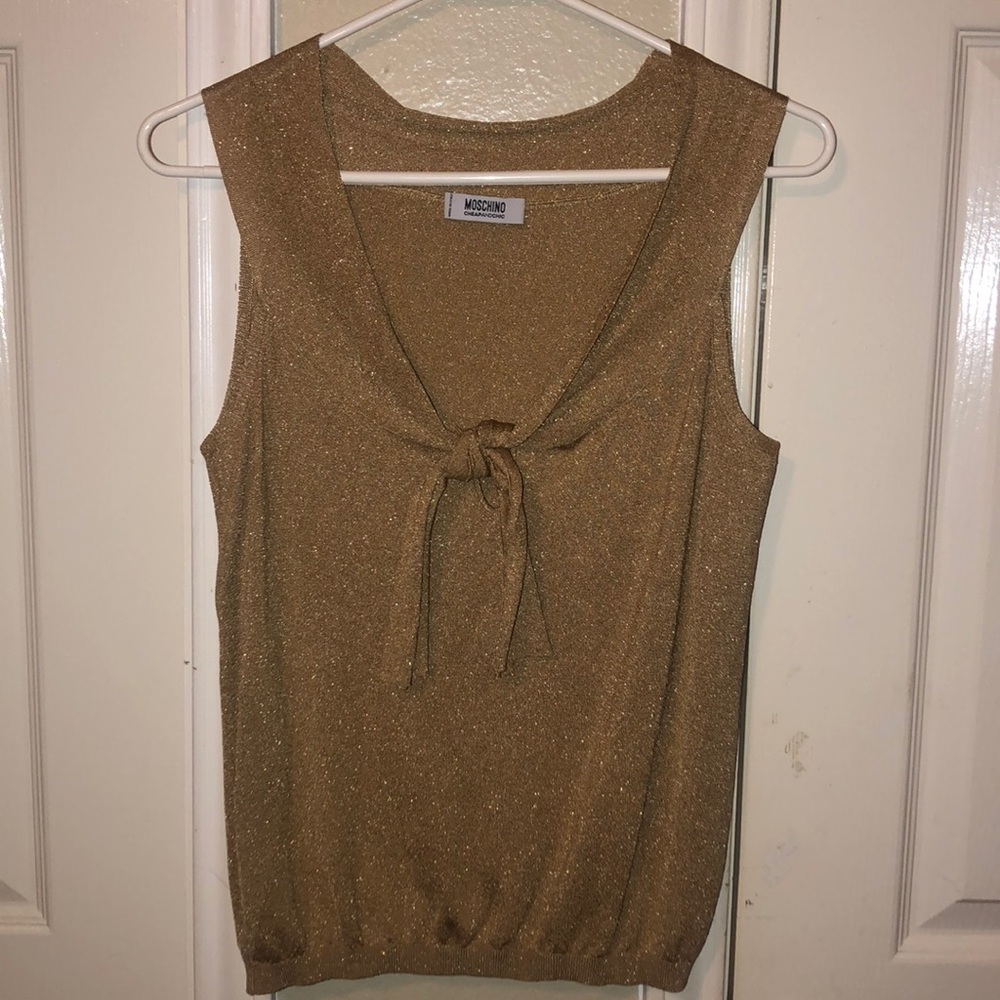 Moschino size 10 sleeveless top